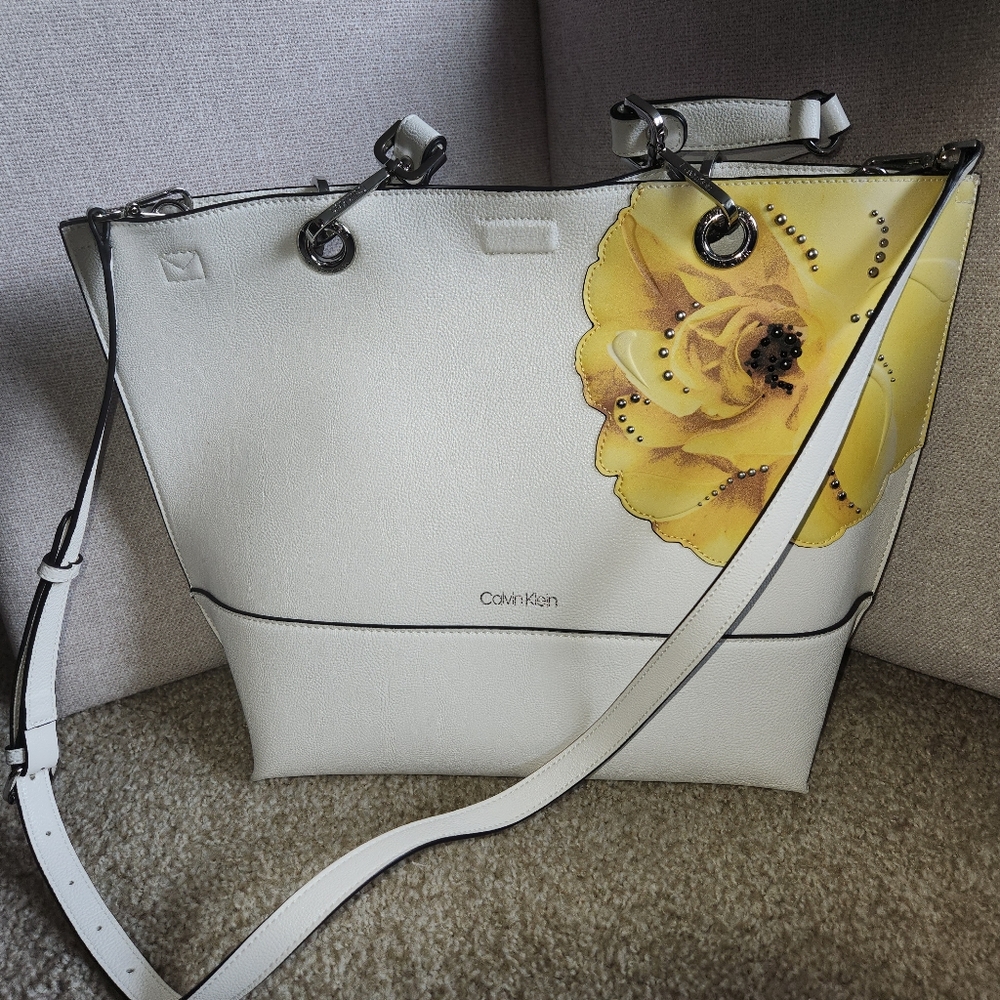 Calvin Klein Floral tote